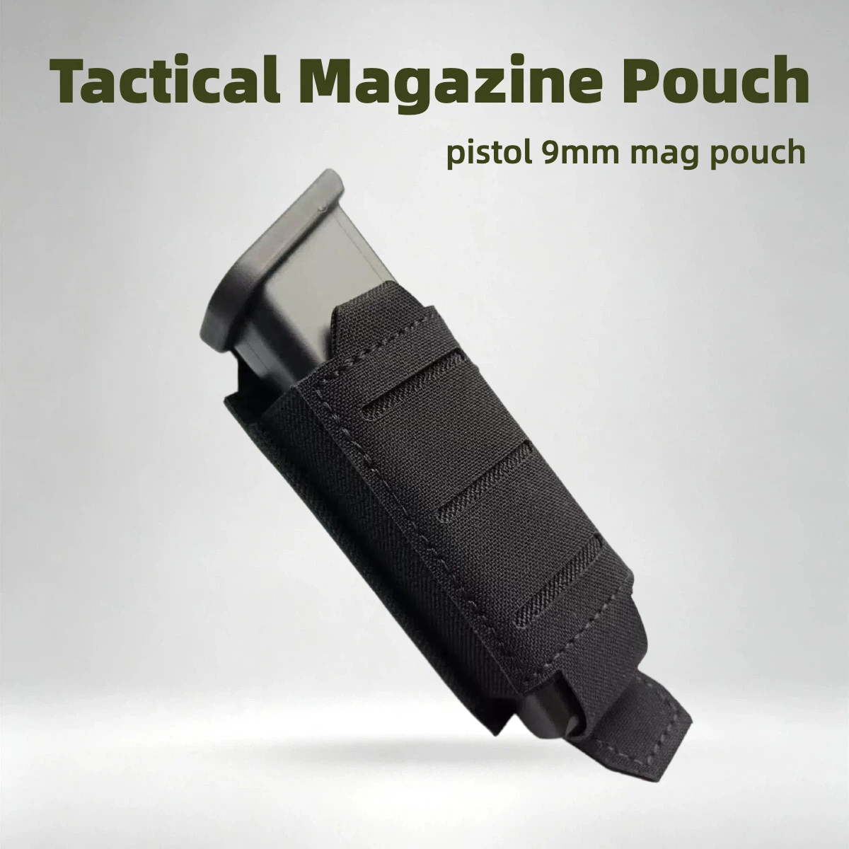 Edc Carry Knife - Kantong Magasin 9mm Tunggal Potongan Laser,