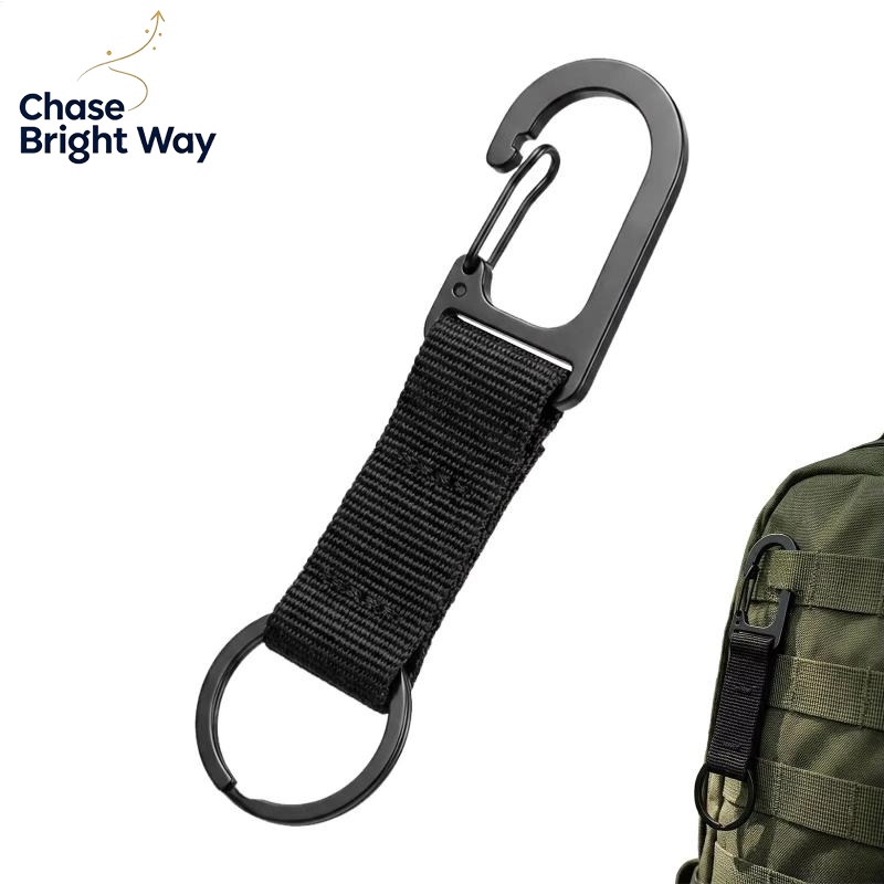 Edc Carry Clip - Kait Pengait Pegas Webbing Portabel Kecil,