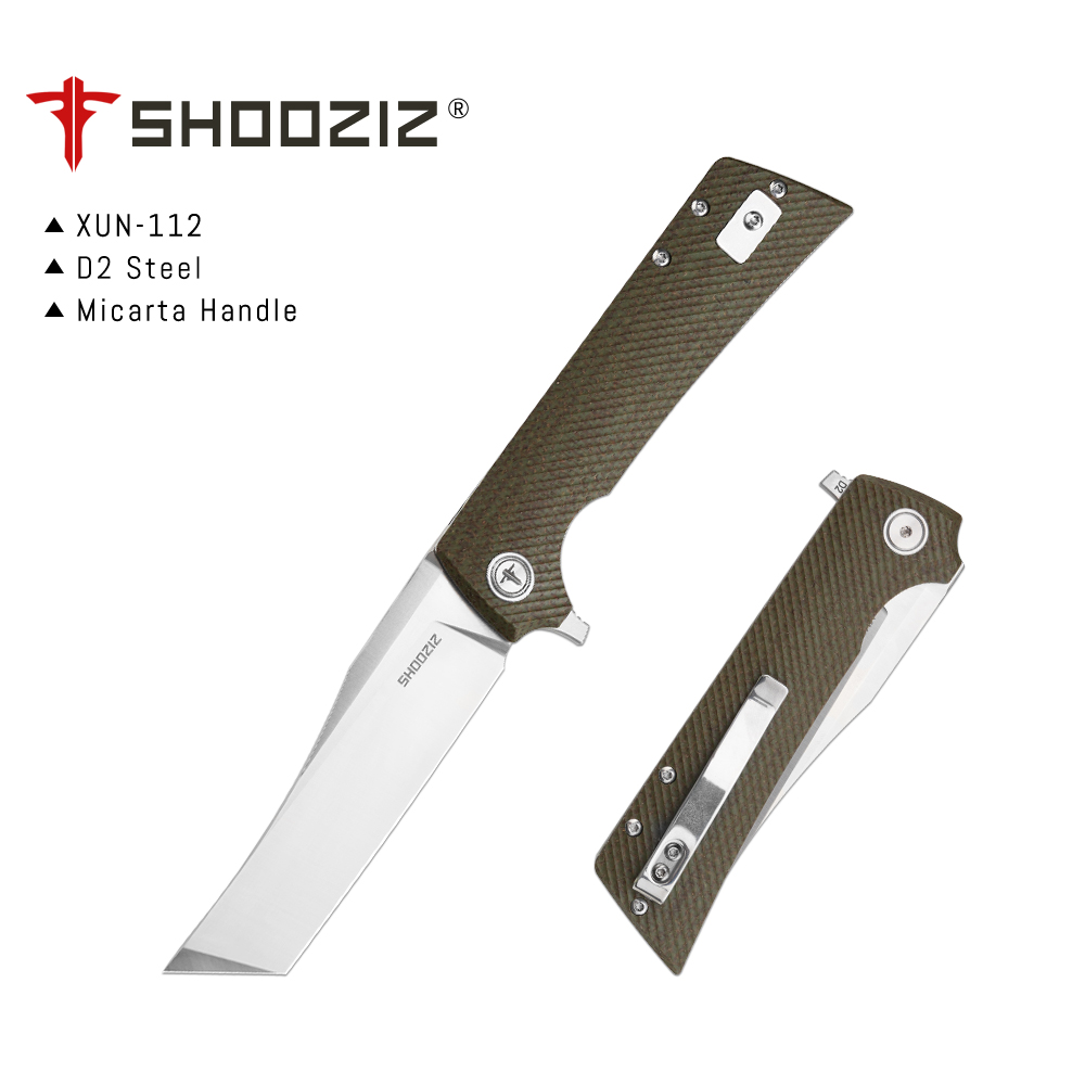 Pisau Lipat Shooziz XUN112 EDC - Edc Carry Clip ulasan dan harga