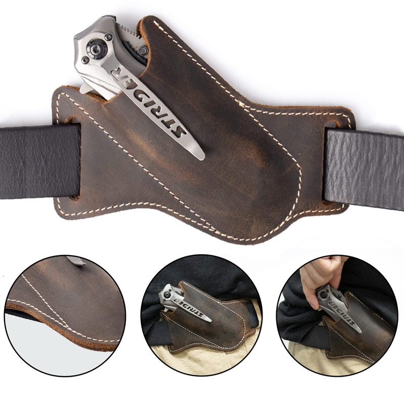 1 Buah Sarung Pisau Kulit, Kan - Edc Everyday Carry Knives ulasan dan harga