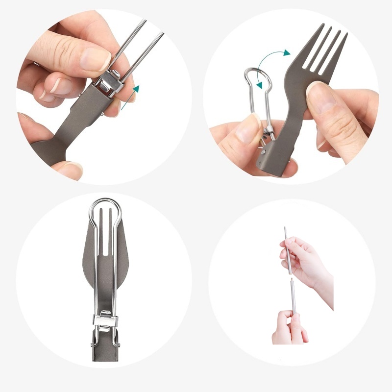 Set Peralatan Makan Lipat Tita - Edc Everyday Carry Knives ulasan dan harga