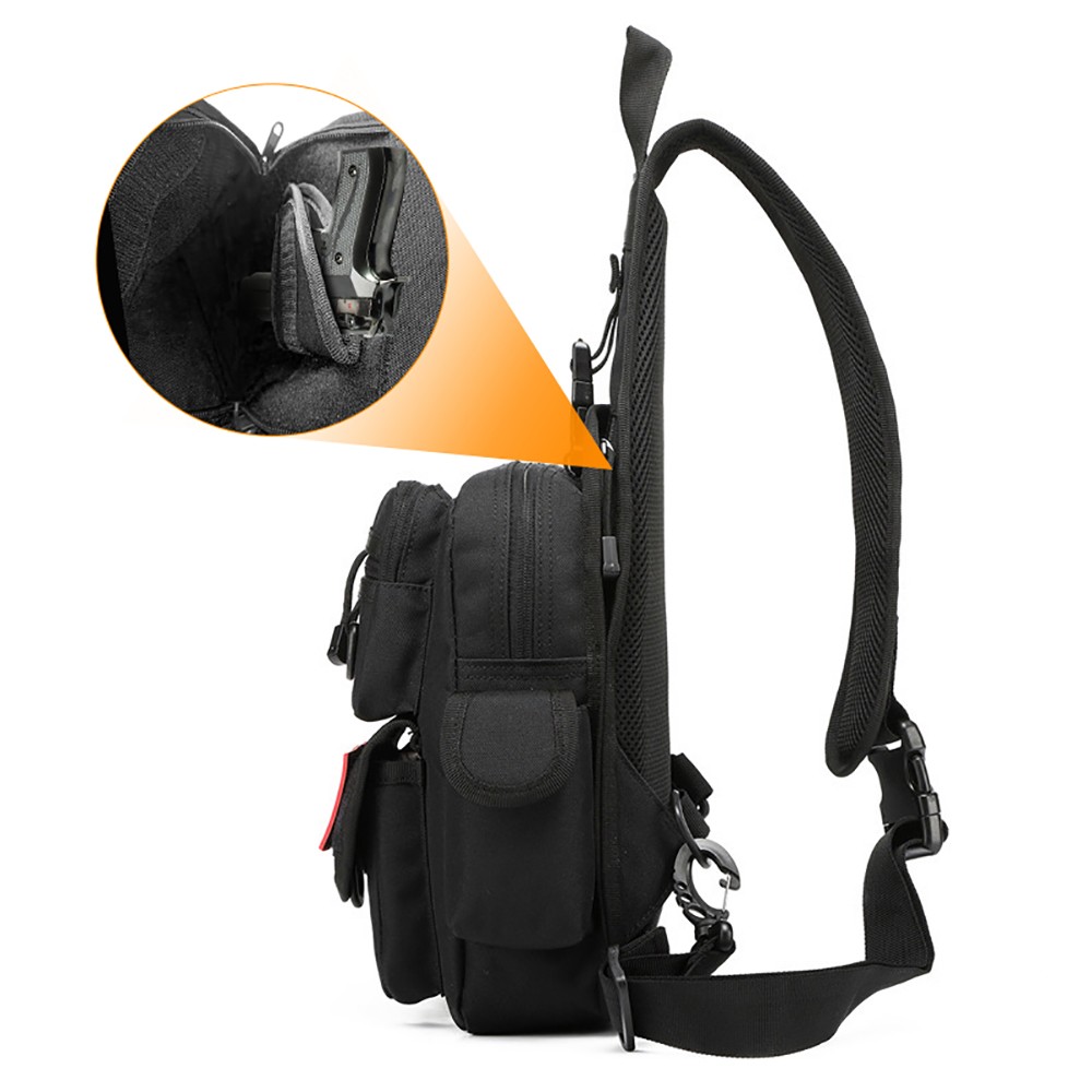 Tas Pistol Taktis Tas Senjata  - Edc Concealed Carry Sling Bag ulasan dan harga